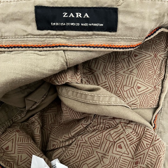 Zara Cotton Slim Pants - Picture 6 of 6